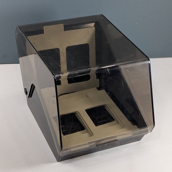 Vintage 1980s floppy disk holder - 5.25 inch disc large floppy disc storage box - Picture 1 of 9